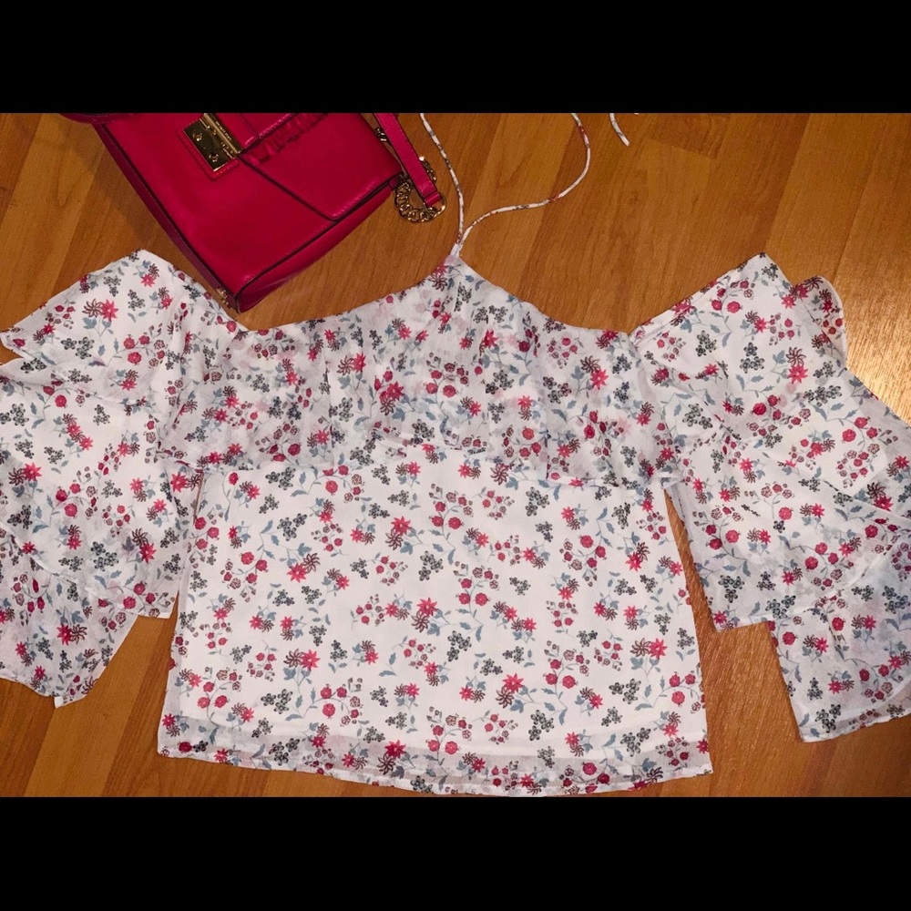 Gorgeous Endless Rose Cold-Shoulder Top